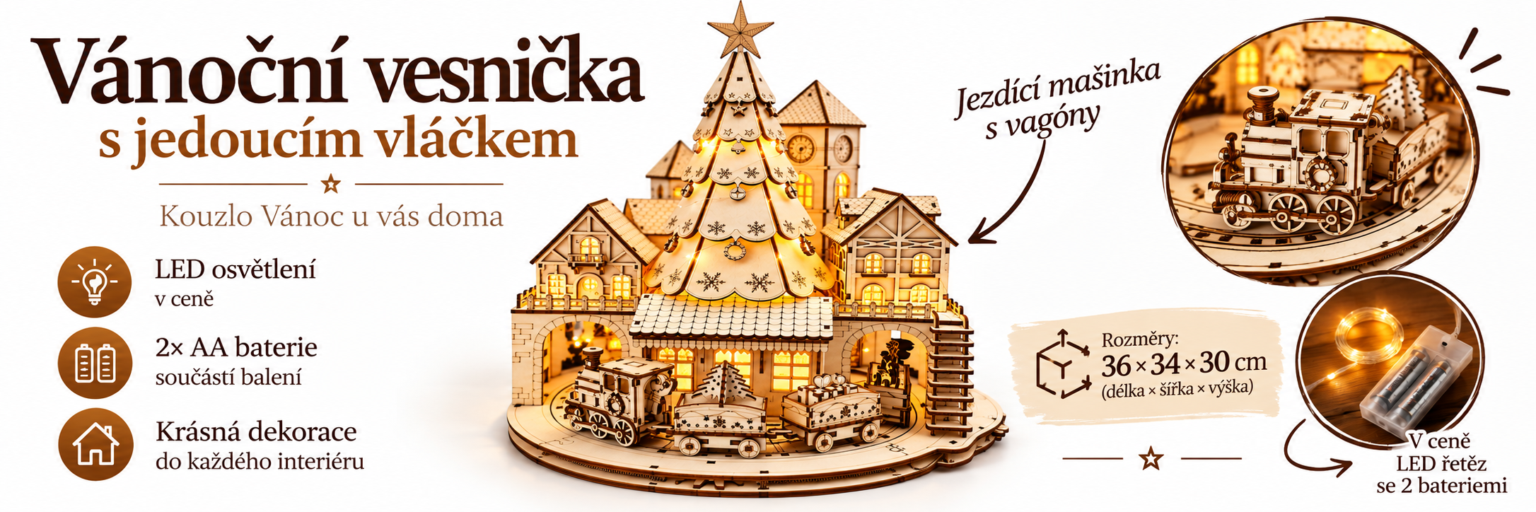 Vánoční vesnička s jedoucím vláčkem.png